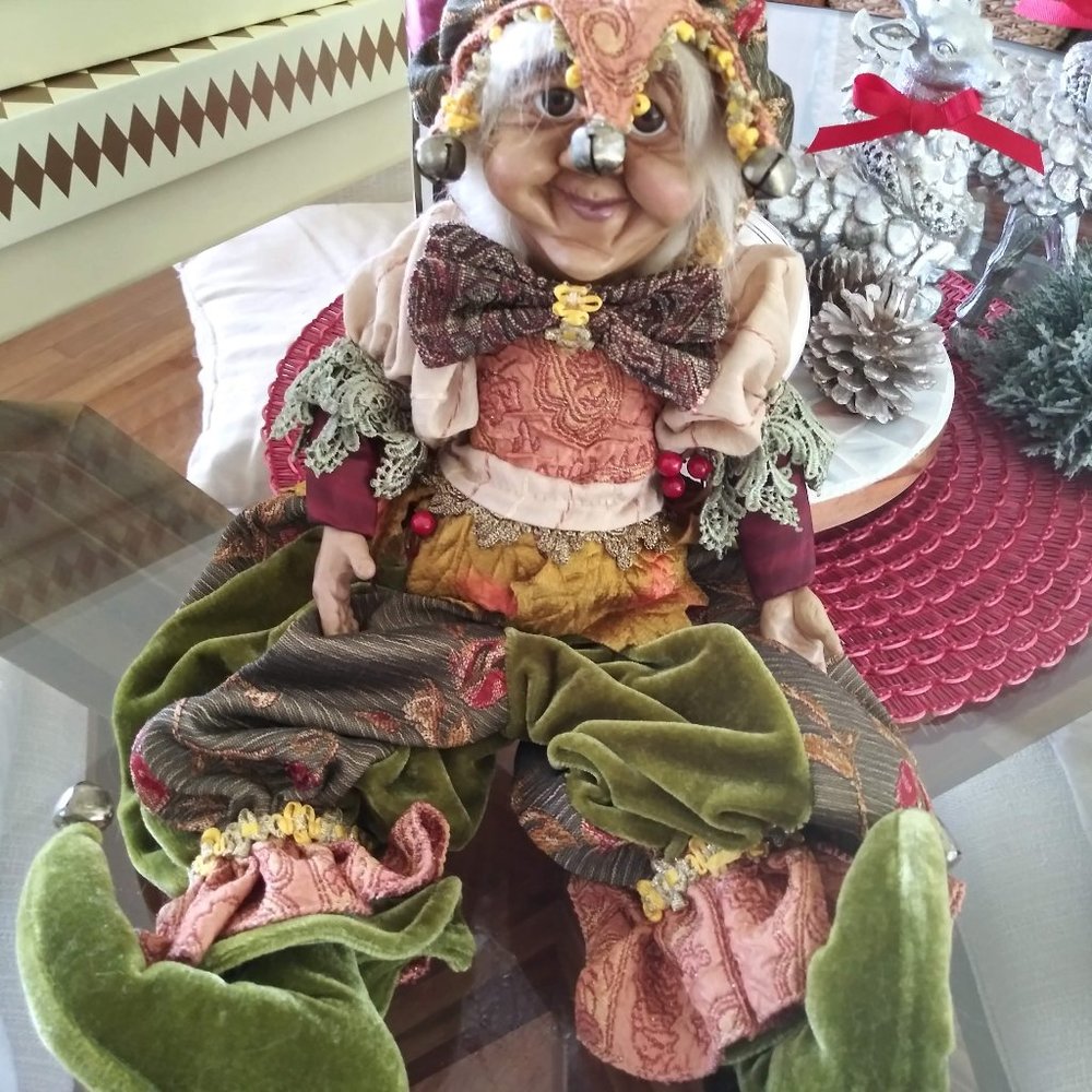 Katherine's Collection for Wayne Kleski Christmas Fall Holiday Elf Rare